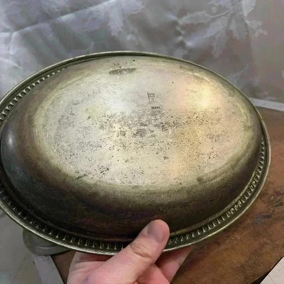 Antique Edwardian A1 EB  EPNS Serving Tureen Dish with Lid - Picture 5 of 6